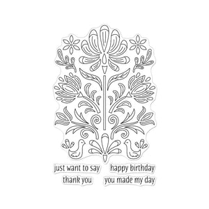 Folk Art Clear Stamp Set