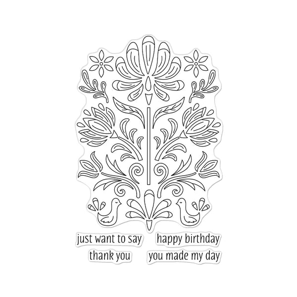 Folk Art Clear Stamp Set