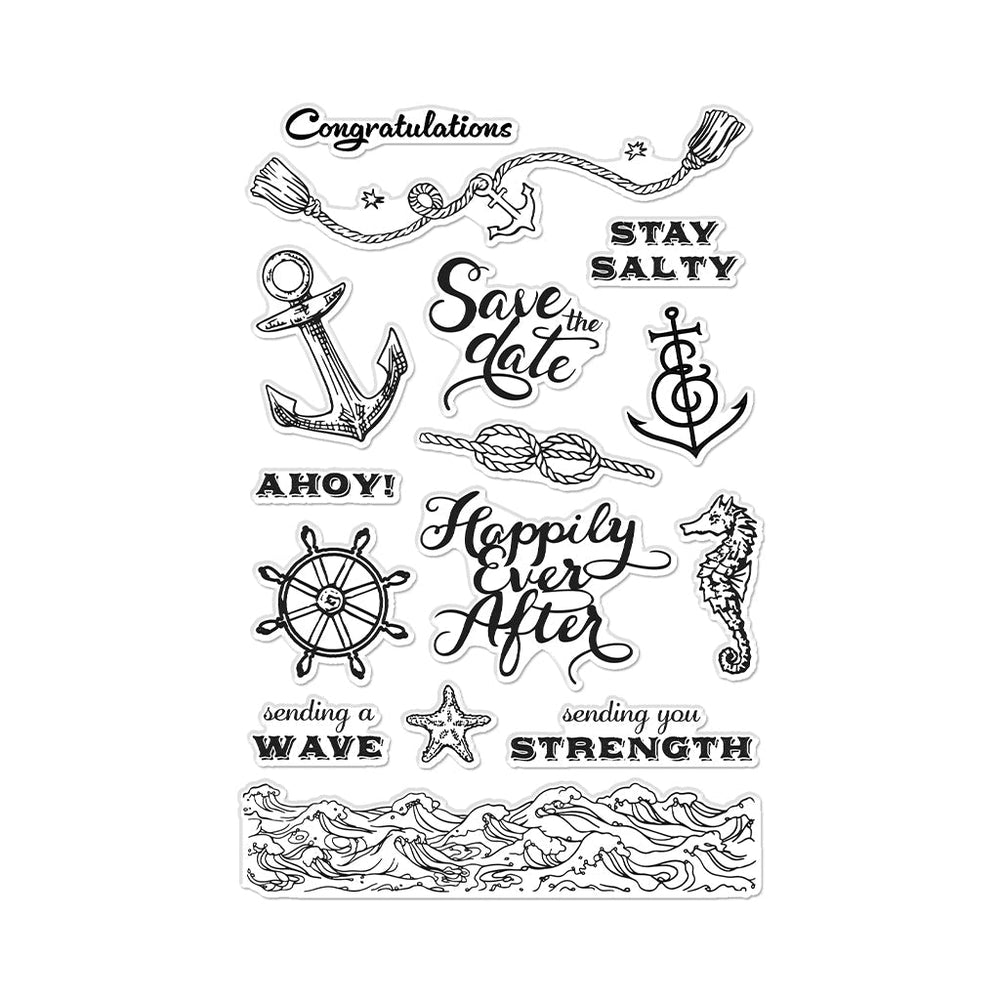 Nautical Messages Clear Stamp Set