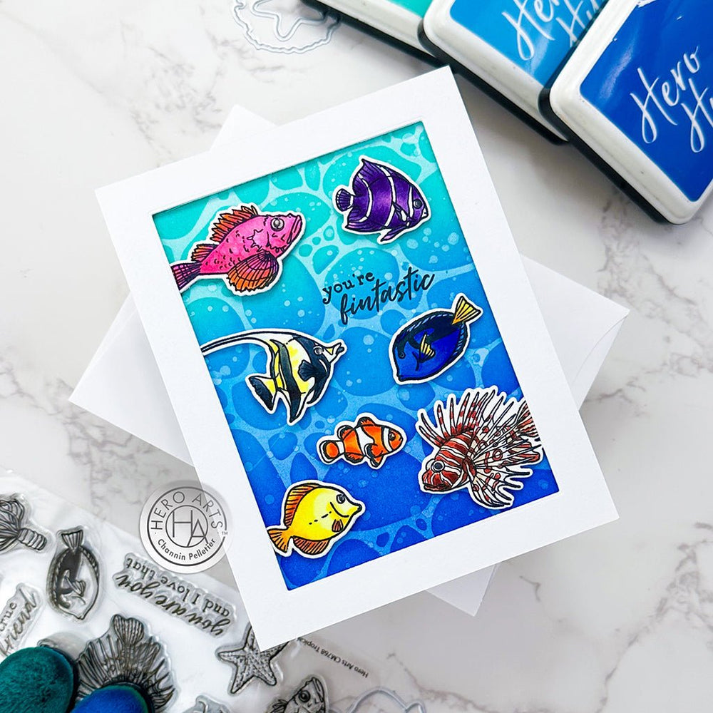 Tropical Fishes Clear Stamp Set