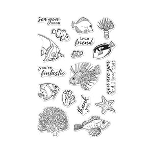 Tropical Fishes Clear Stamp Set