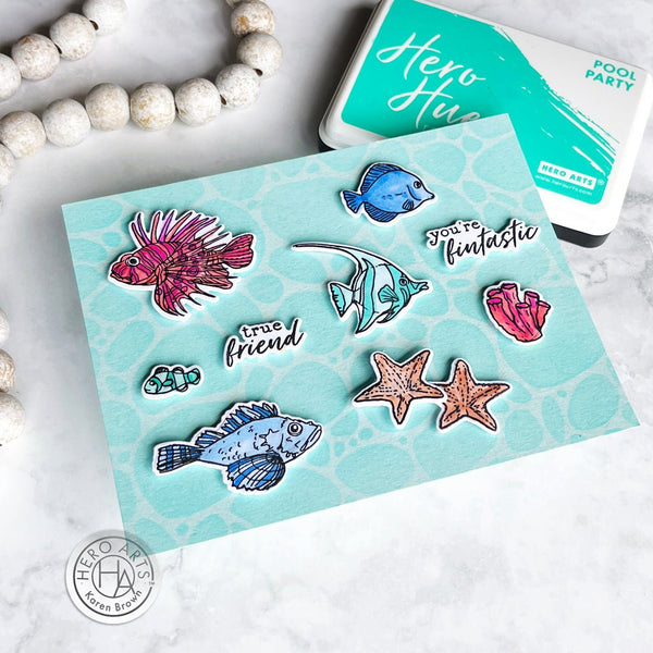 Tropical Fishes Clear Stamp Set