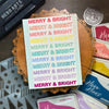 Hero Arts Offset Holiday Messages Clear Stamp Set