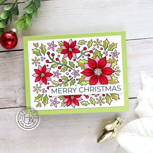 CM773 Poinsettia Pattern - Hero Arts