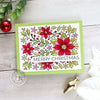 Hero Arts Poinsettia Pattern Clear Stamp Set