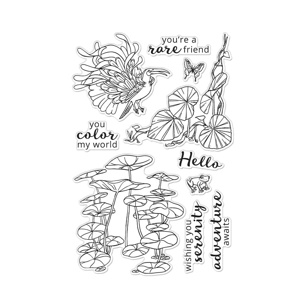 Jungle Serenity Clear Stamp Set