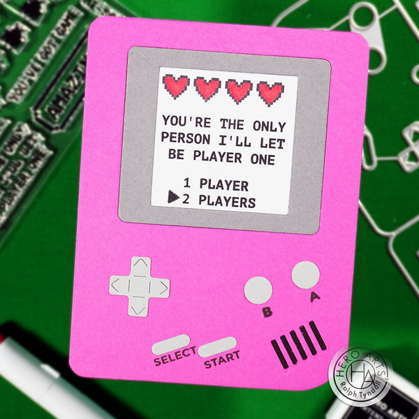 Retro Game Stamp Set from Retro Perspectives Collection by Ralph Tyndall