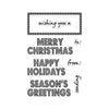 HA + RT Holiday Marquee Messages Clear Stamp Set