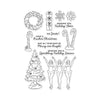 HA + RT Sparkling Holiday Stage Clear Stamp Set