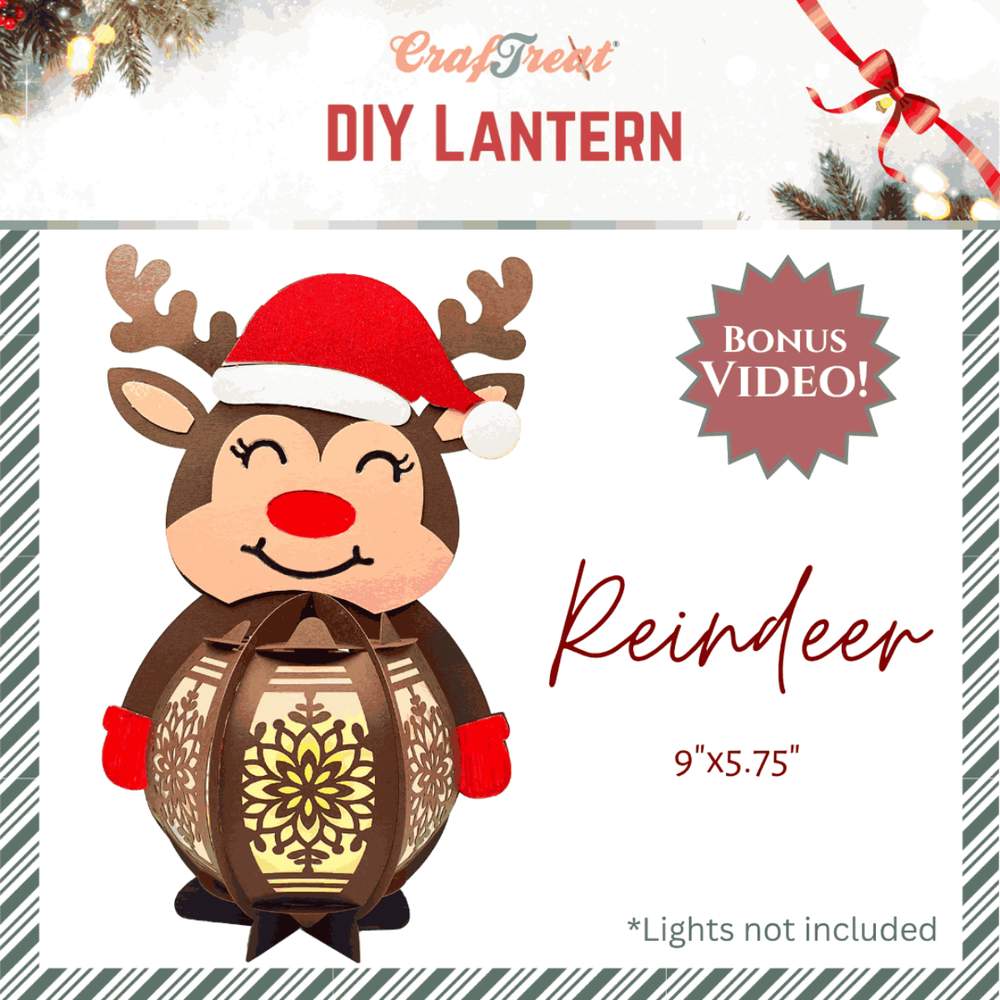 DIY Paper Lanterns - Reindeer