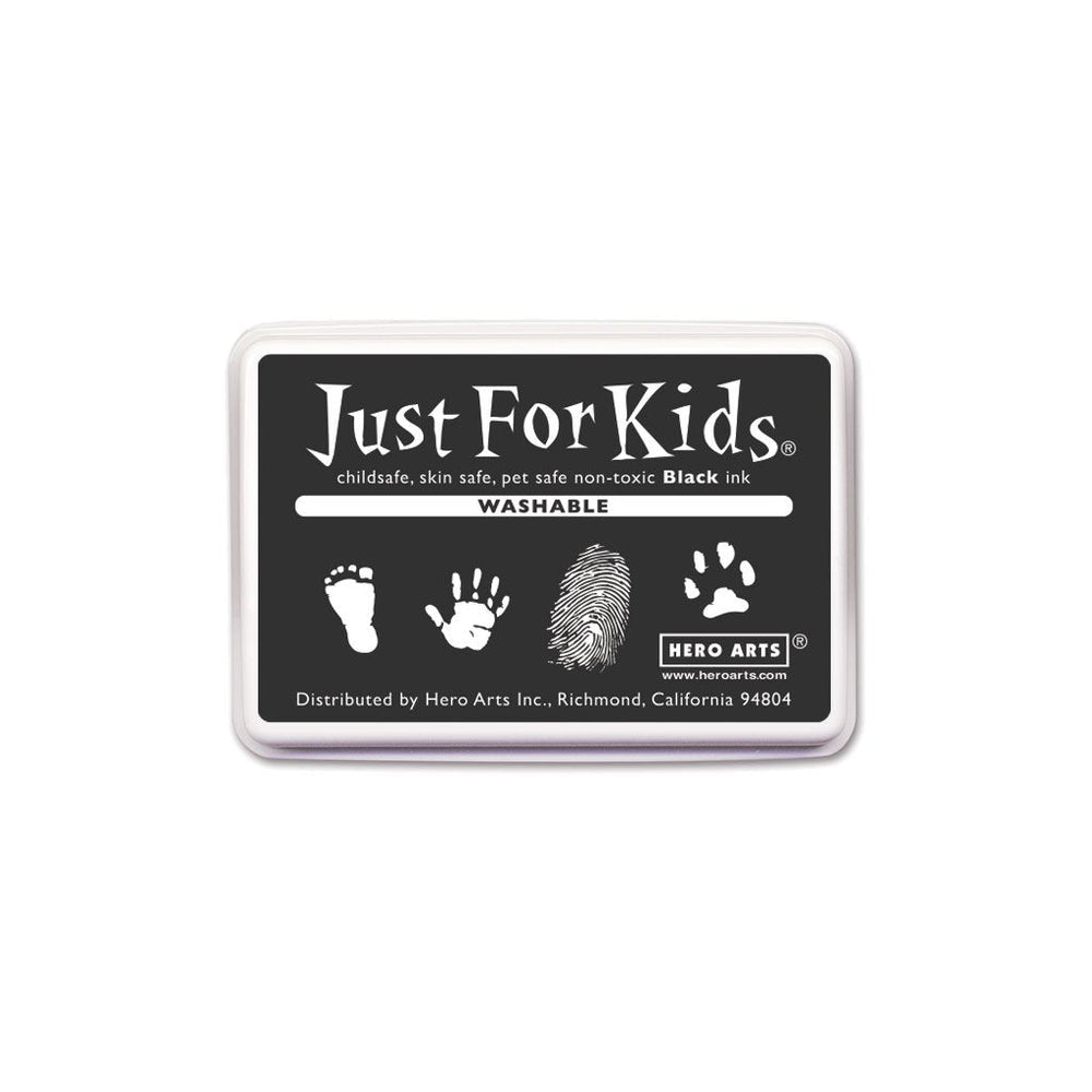 Just for Kids Washable Black Ink Pad
