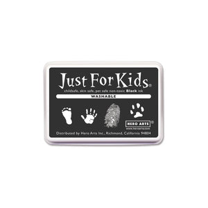 Just for Kids Washable Black Ink Pad