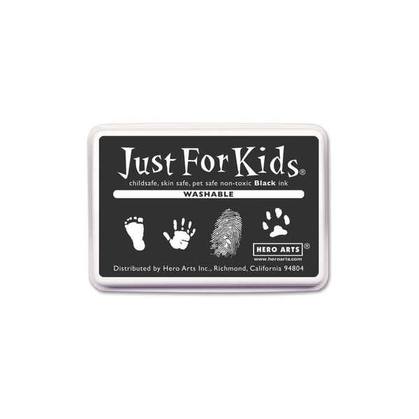 Just for Kids Washable Black Ink Pad