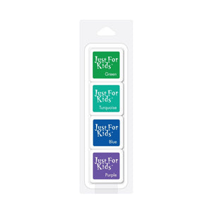 Just for Kids Cool 4-Cube Ink Pad Pack