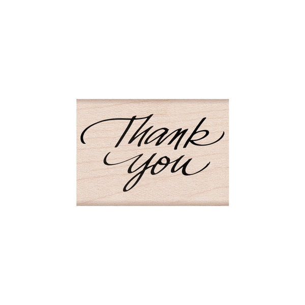 Thank You Woodblock Stamp
