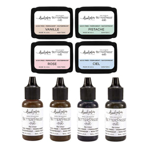 Blushing Macarons BetterPress Ink Mini Set and Reinkers Bundle by Frank Garcia