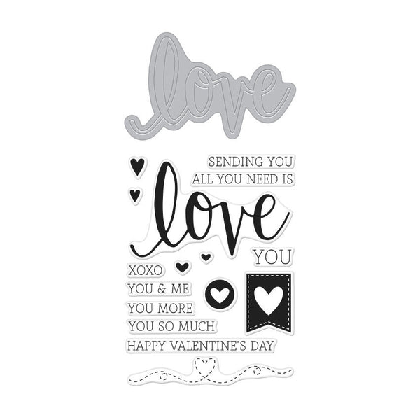 Love Stamp & Cut Set