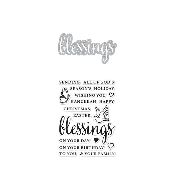 Blessings Stamp & Cut Set