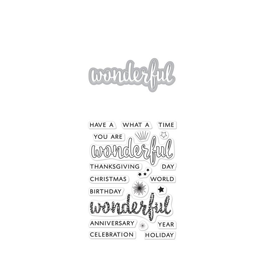 Wonderful Stamp & Cut Set