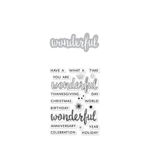 Wonderful Stamp & Cut Set