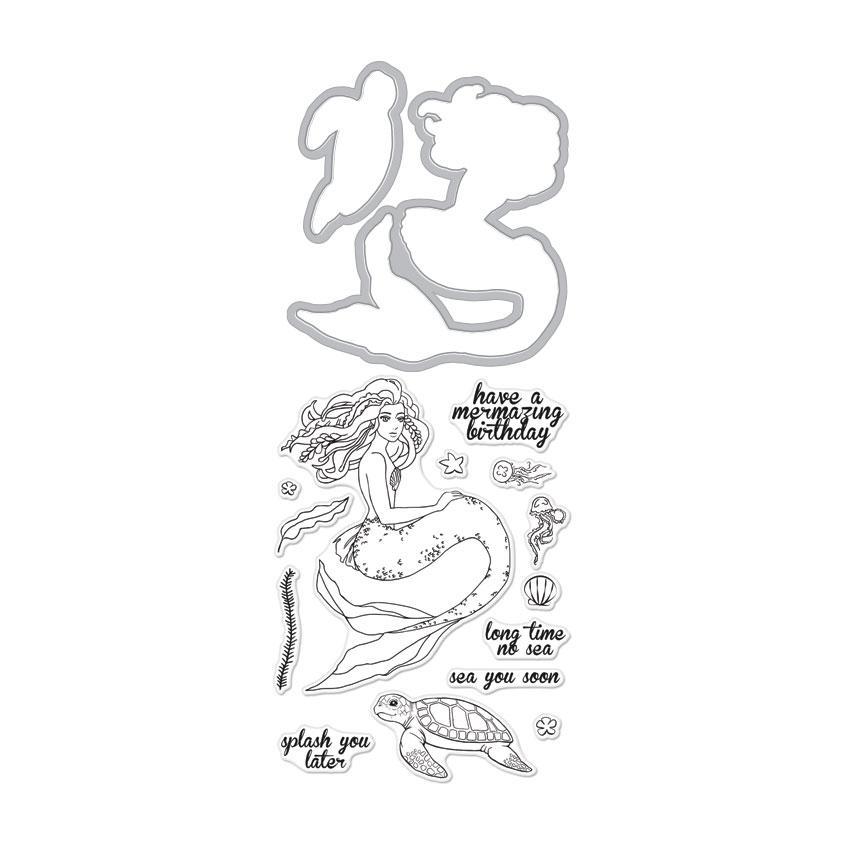 Mermaid Stamp & Cut Set