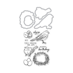 Chirp Stamp & Cut Set