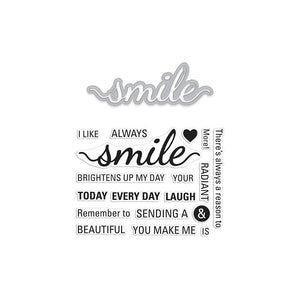 Smile Stamp & Cut