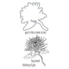 Hero Florals Mum Stamp & Cut Set