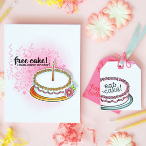 Birthday Cake Stamp & Cut Set