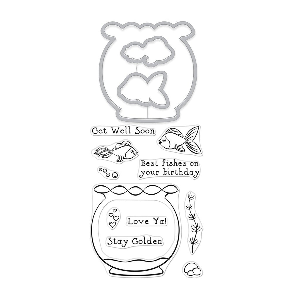 Fishy Stamp & Cut Set