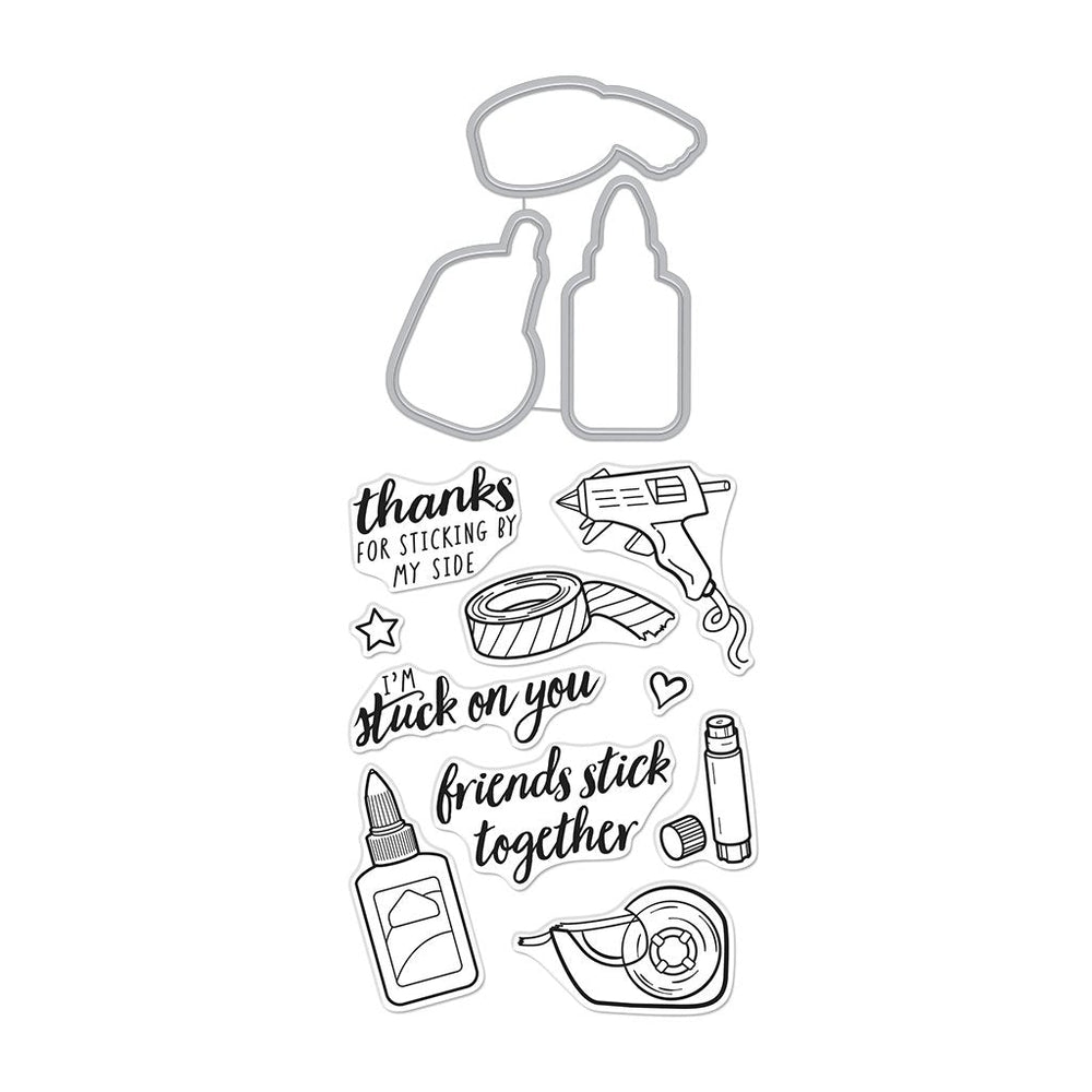 Stick Together Stamp & Cut Set