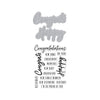 Congrats Happy Stamp & Cut Set