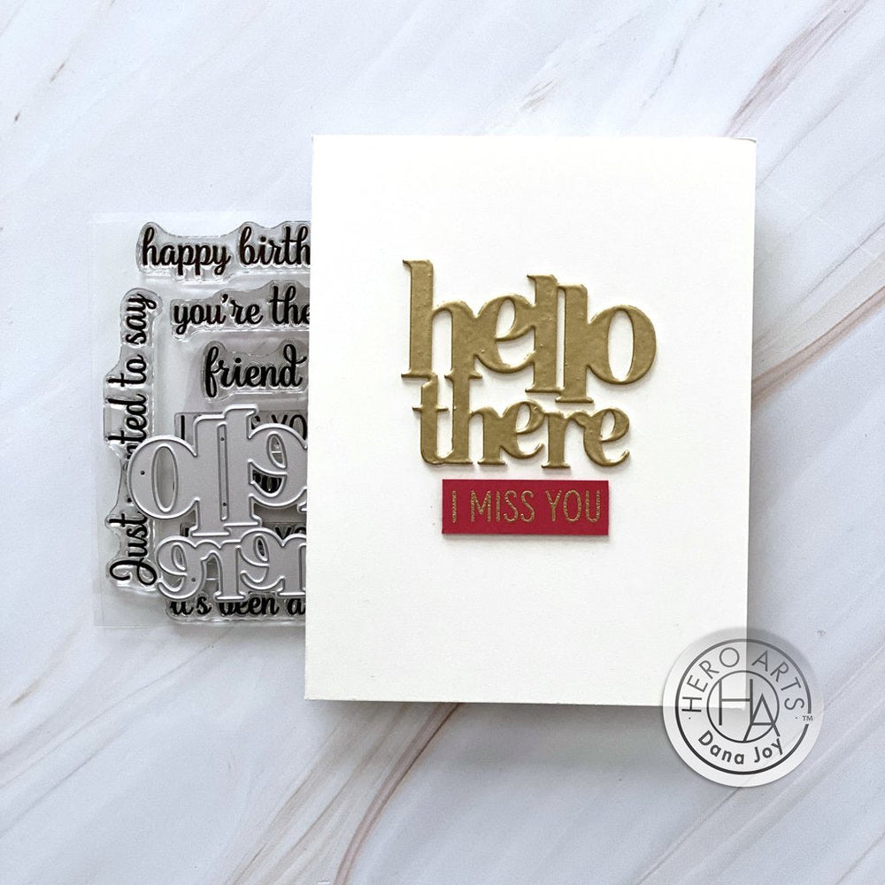 Hello There Stamp & Cut