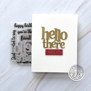 Hello There Stamp & Cut