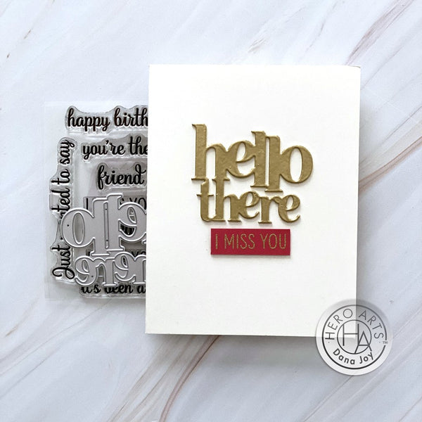 Hello There Stamp & Cut