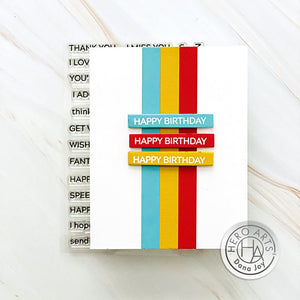 Message Strips Stamp & Cut XL Set