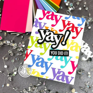 Congrats & Yay Stamp & Cut XL Set