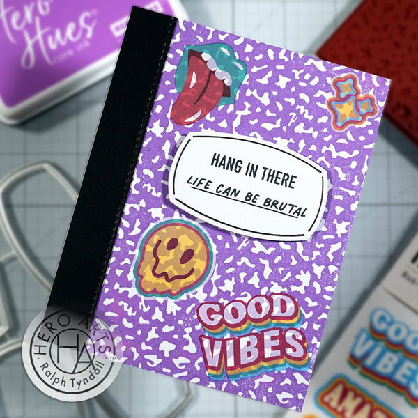 Composition Notebook Messages Stamp & Cut XL