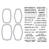Composition Notebook Messages Stamp & Cut XL
