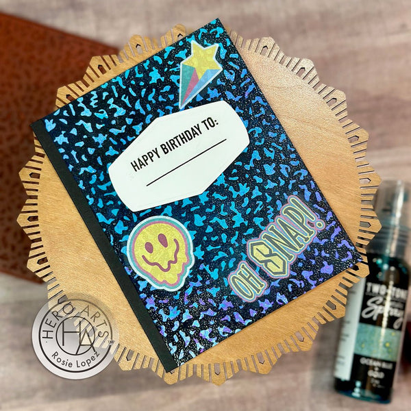 Composition Notebook Messages Stamp & Cut XL