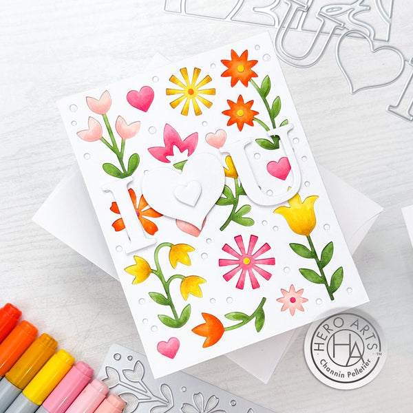 I Love U Stamp & Cut XL