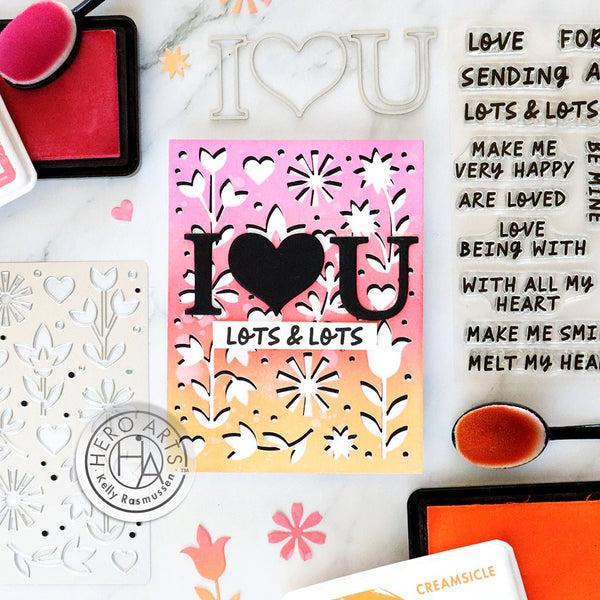 I Love U Stamp & Cut XL