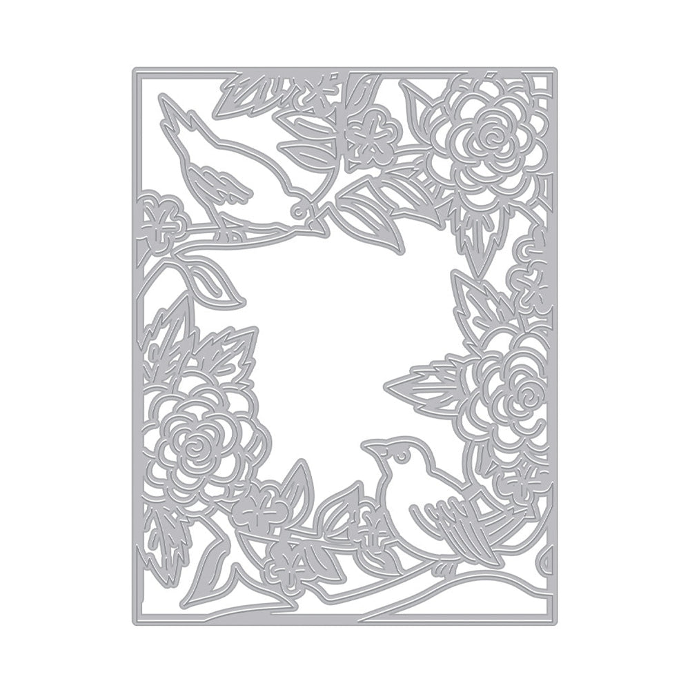 Birds and Flowers Cover Plate Dies
