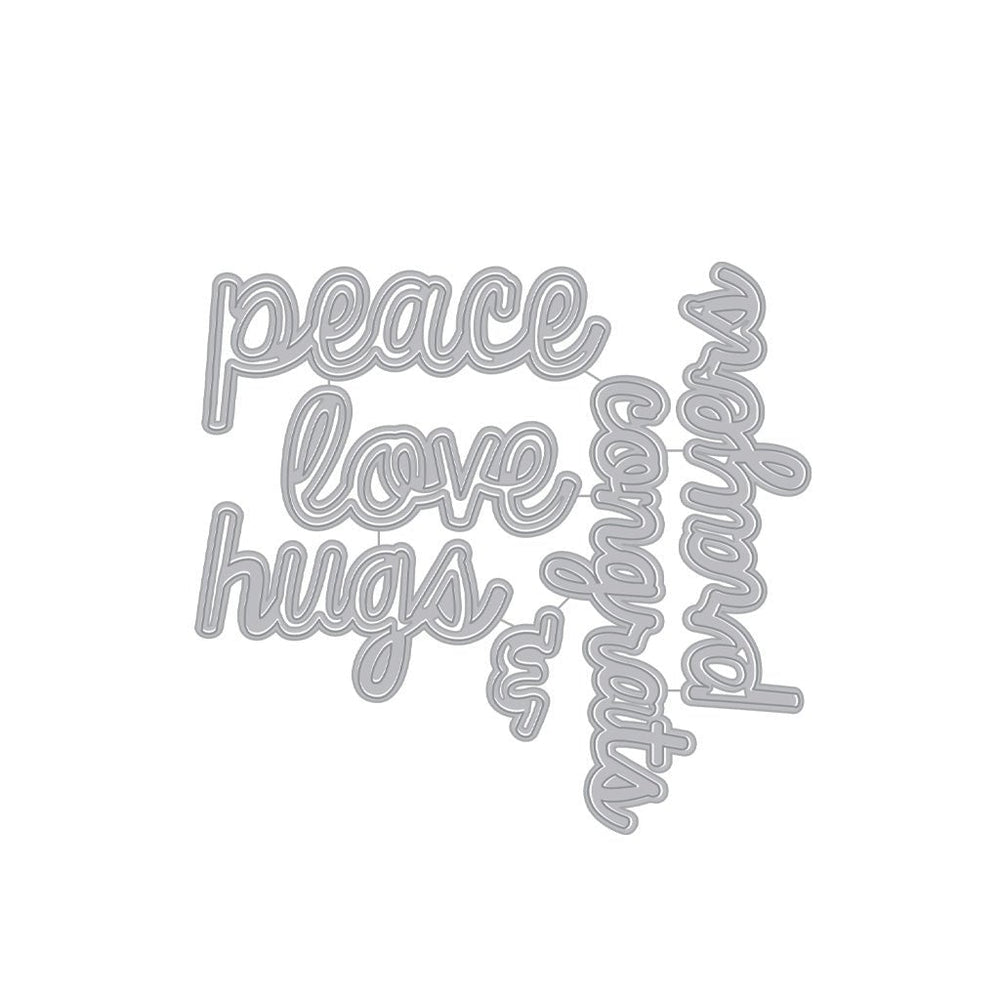 Peace Words Fancy Dies