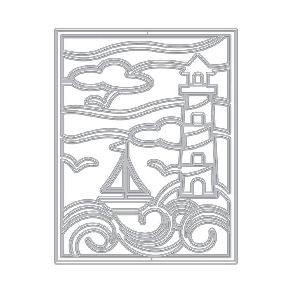 Lighthouse & Sailboat Cover Plate Dies