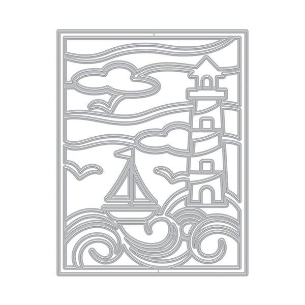 Lighthouse & Sailboat Cover Plate Dies