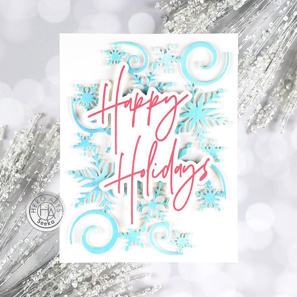 Snowflake Corner Fancy Dies