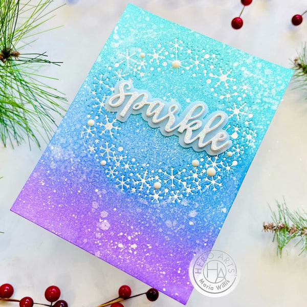 Holiday Words Fancy Dies