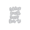 Holiday Words Fancy Dies