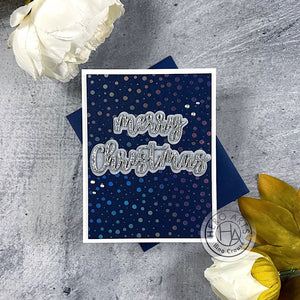 Christmas Words Fancy Dies